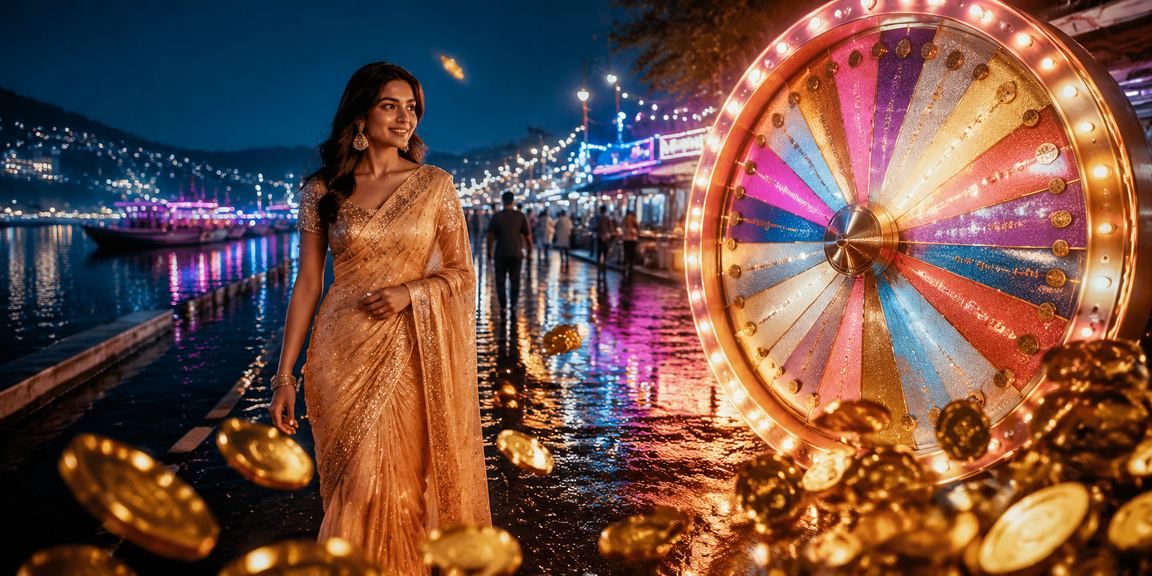 রাঙামাটির নাইট মার্কেটে লাকি ড্র উপভোগ করছেন একজন সুখী ব্যবহারকারী